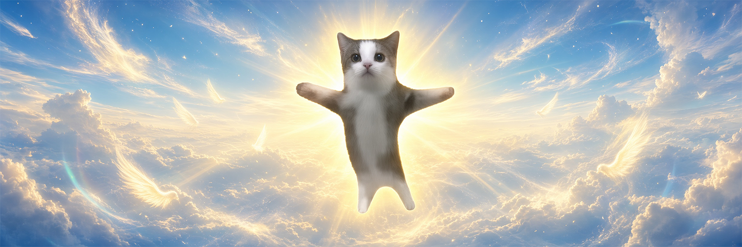 Happy Cat heavenly banner